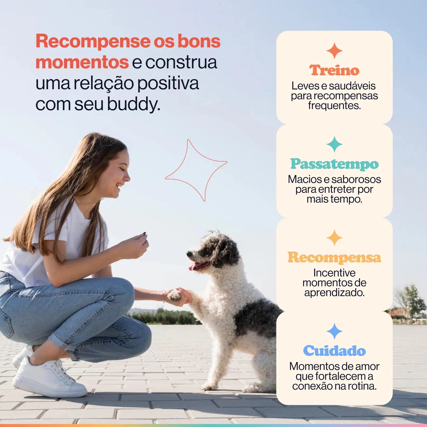 Petisco Treino & Recompensa Buddy Nutrition