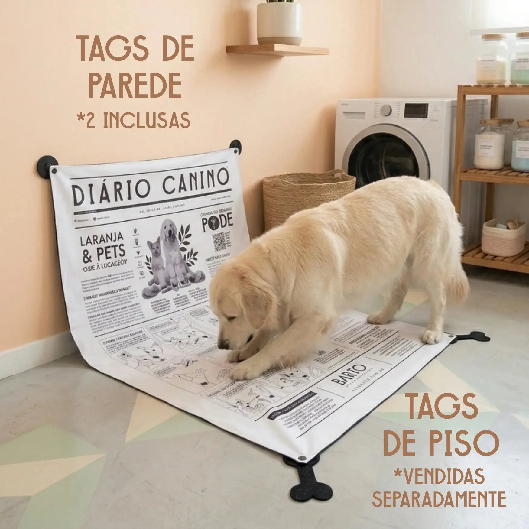 Tapete Higiênico Lavável Bartô Mais Jornal