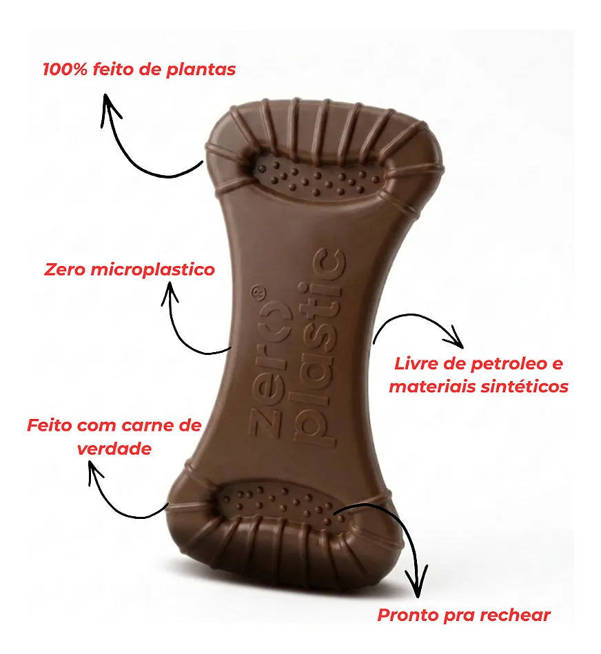 Ossão Recheável Carne Mordedor Bio Bone