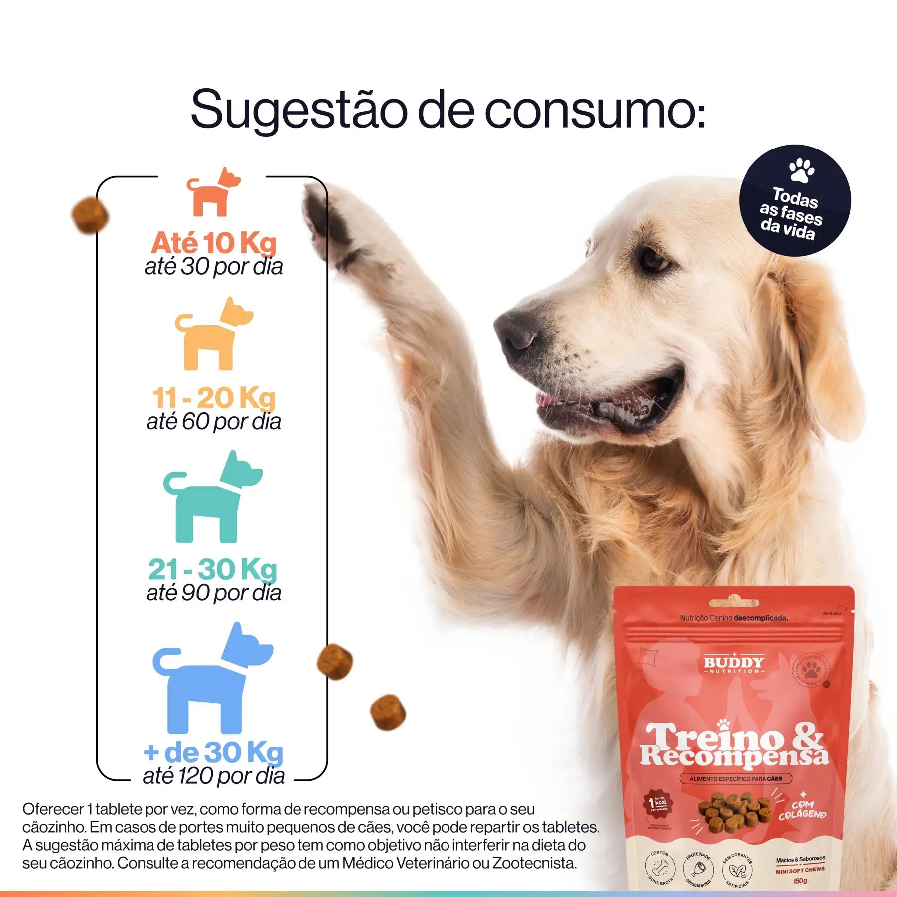 Petisco Treino & Recompensa Buddy Nutrition