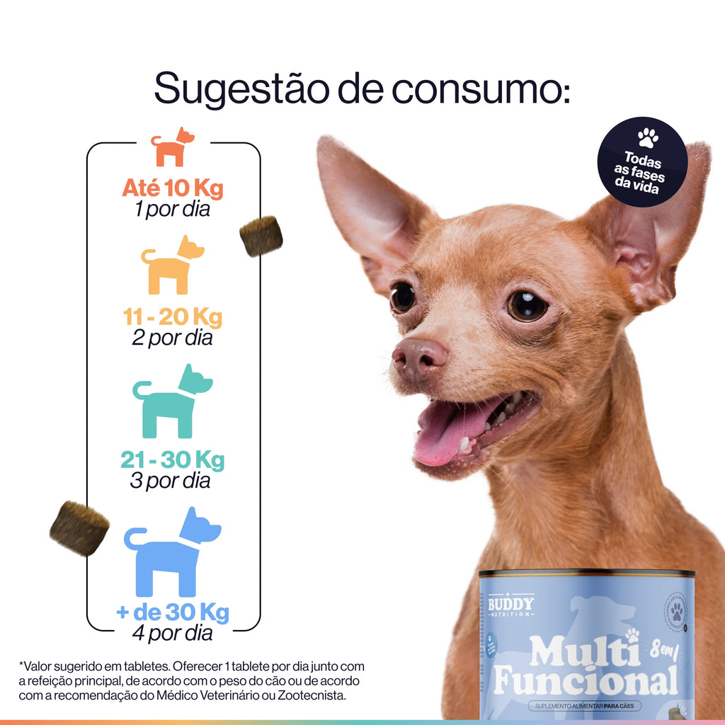 Multi Funcional 8 em 1 Buddy Nutrition