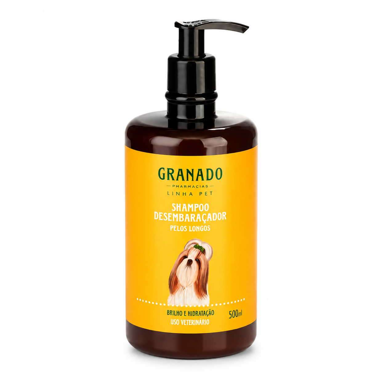 Shampoo Desembaraçador para Pelos Longos Granado Pet 500 ml