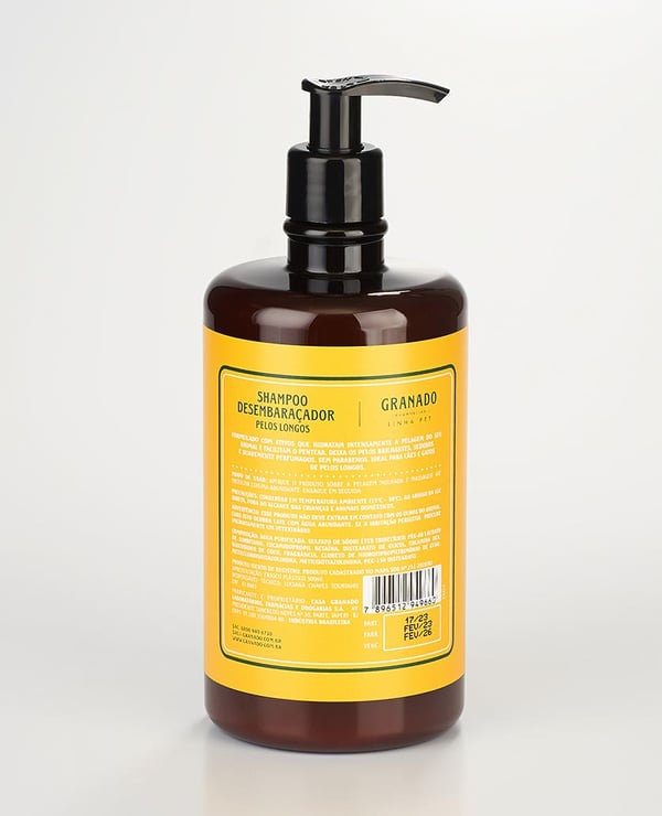 Shampoo Desembaraçador para Pelos Longos Granado Pet 500 ml