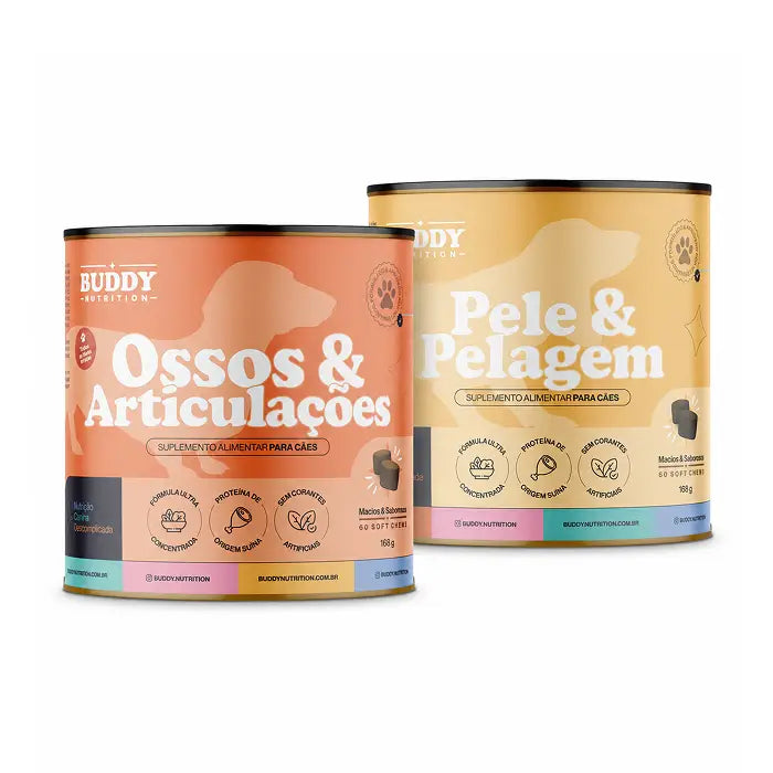 Ossos & Articulações + Pele & Pelagem Buddy Nutrition