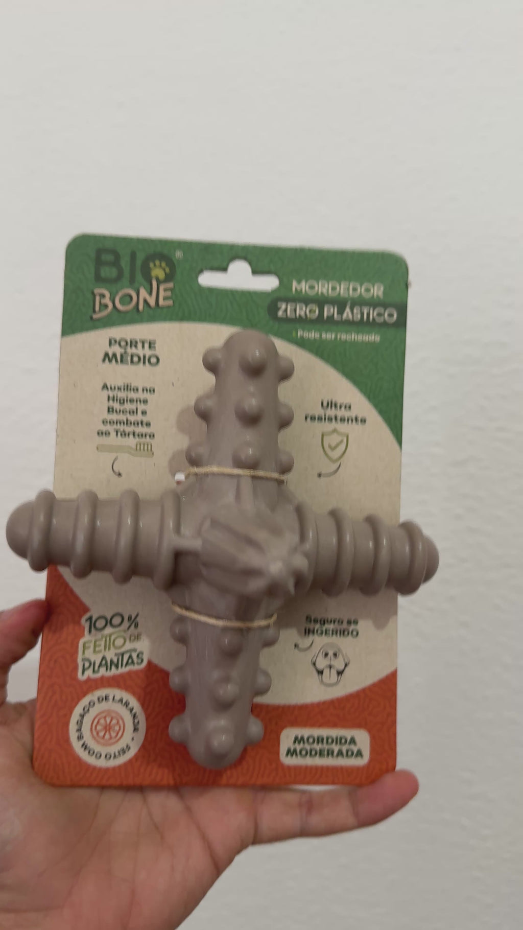 Mordedor Asterisco Grande Bagaço de Laranja Moderado BioBone