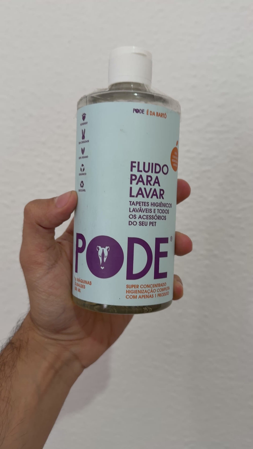 Fluido Para Lavar PODE Bartô 500ml