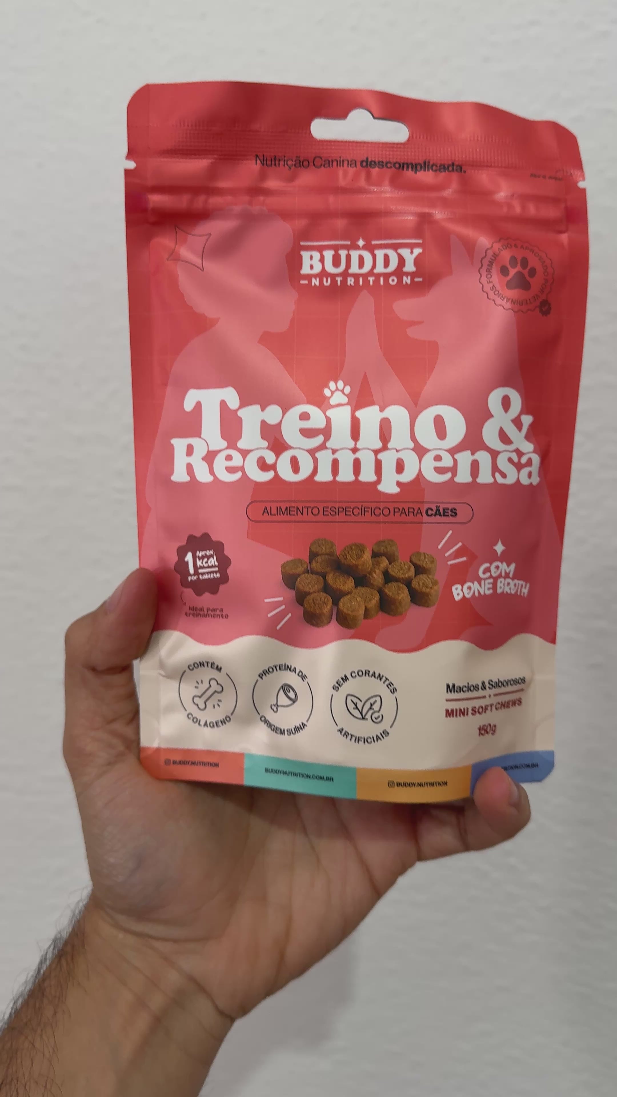 Petisco Treino & Recompensa Buddy Nutrition